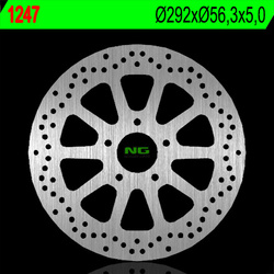 Tarcza hamulcowa tył harley davidson 750/883/1200/1340/1450/1584/1690 (292x56,3x5) (5x10,5mm)