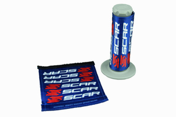 nakładki ochronne na manetki kolor niebieski/biały/czerwony