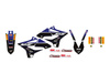 Komplet naklejek (oklein) yamaha yz 125/250 '22, replica yamaha racing '20-'21 kolor niebieski/czarny