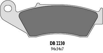 Klocki hamulcowe kh185 przód cr/kx/rm/yz - zastępują db2230mx-d oraz db2230qd-d