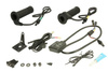 Manetki podgrzewane do motocykla evo touring z panelem sterującym i termostatem do kierownicy 22mm długość 110-120mm (el)
