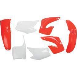 Komplet plastików honda cr 125/250 '00-'01 kolor oem (biały/czerwony)