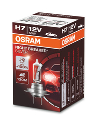 Żarówka h7 12v 55w px26d night breaker silver (+100%)