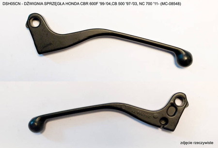 Dźwignia sprzęgła honda cbr 600f '99-'06,cb 500 '97-'03, nc 700 '11- (mc-08548bk) (71681)