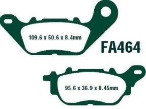 Klocki hamulcowe Yamaha YBR 125 Yamaha YS 125