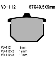 KLOCKI HAMULCOWE KH29 SPIEK METALICZNY (ZŁOTE) HONDA CX500 '79-'81, GL1000/1100 '75-'81 (MADE IN JAPAN)