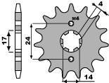 Zębatka przednia 2153 13 18nc aprilia rs 50 (06-08), sm 50 (06-09) (łańc. 420)