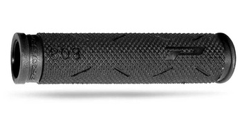 manetki pg807 atv / jet ski / mtb (22+22mm, dł.120mm) kolor czarny/ciemny grafitowy (dwuskładnikowe) (808-298)