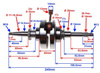 Wał korbowy Skuter 4T GY6-50 139QMB 22 zęby od strony pompy oleju