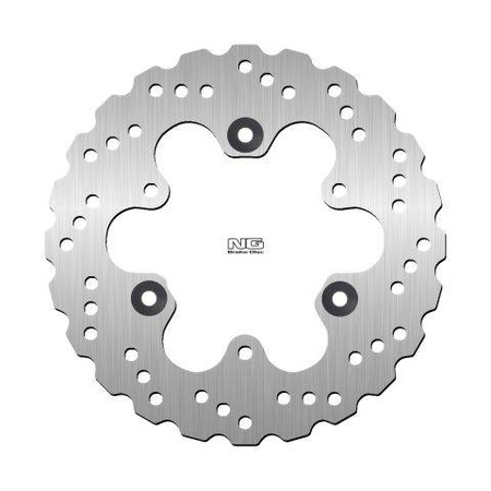 Tarcza hamulcowa tył kawasaki 250 ninja '13-18 (220x100x5mm) (3x10,5mm) wave