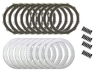 Psychic tarcze, przekładki i sprężyny sprzęgłowe (komplet) ktm exc 400/450/530 09-11,excr 450 08-10, excr 530 08 (ebs5648) (ebs140)