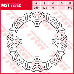 Tarcza hamulcowa tył honda cr 125 / 250 02-07, cr / crf 250 / 450 '02-'21,