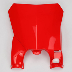 Tablica na numer startowy honda crf 250r/rx '18-'20 kolor czerwony (stadium z osłonami amortyzatorów)