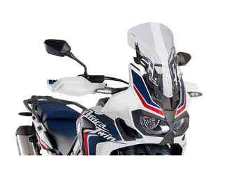 Szyba Sportowa Regulowana Puig Do Honda Crf1000l Africa Twin 16-19 Przezroczysta