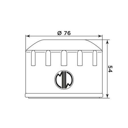 Filtr oleju bmw k 1200/ r 1200 / k1600 (hf164) (50)