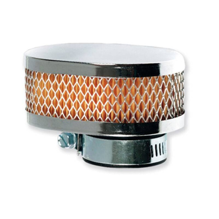 filtr powietrza uniwersalny owalny chromowany t-9