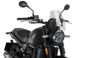 Szyba owiewka puig do benelli leoncino 500 16-22 przezroczysta