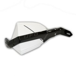 Osłony rąk (handbary) caiman kolor biało/czarny (z uniwersalnymi mocowaniami 22/28mm) - oferta specjalna - std cena 379,-