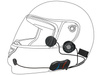 Interkom motocyklowy smh10r bluetooth 3.0 do 900m racing z uniwersalnym zestawem mikrofonów ( 2 zestawy ) (el)