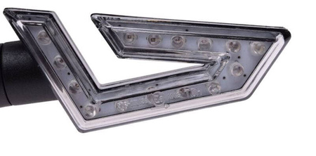 Kierunkowskazy LED motocyklowe z homologacją piorun