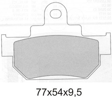 Klocki hamulcowe kh106/2 półmetaliczne suzuki (grubość 9,5mm) (oferta specjalna) wycofane z oferty