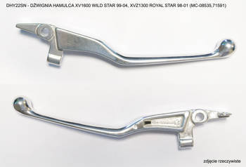 Dźwignia hamulca yamaha xv1600 wild star '99-'04, xvz1300 royal star '98-'01 (mc-08535,71591)