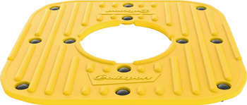 Górna guma zamienna z klipsami do stojaka pod motocykl model basic kolor żółty