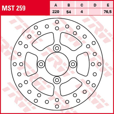 Tarcza hamulcowa przód mbk yp 125/150 skyliner '98-'10, xn 125 '00-'05, yamaha yp 125 majesty '98-'09, yp 150/180 majesty '01-'06, xn 125 te