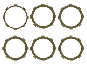 Psychic tarcze sprzęgłowe racing kawasaki kmx 125 '87-'03 (f1761) (ebs4486r)