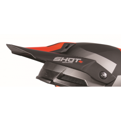 Daszek do kasku furioutrust grey neon orange matt kolor czarny/szary pomarańczowy fluo mat