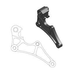 Adapter do tarczy supermoto sm racing 320 honda xr (do zacisku oem)
