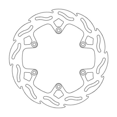 Tarcza hamulcowa tył factory ktm, husaberg  220 mm -  4,4mm grubości (ng141; ng129)