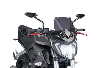 Szyba Owiewka Puig Do Yamaha Mt-125 14-19 Mocno Przyciemniona