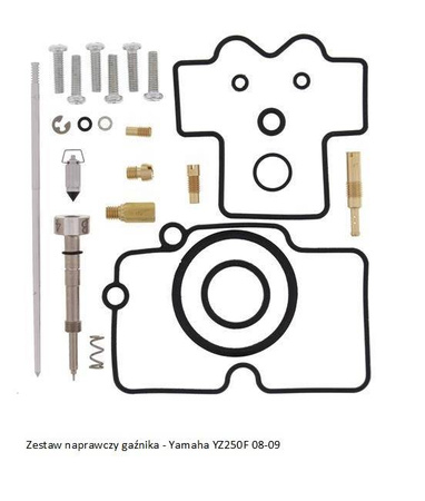 Zestaw naprawczy gaźnika yamaha yzf 250 '08-'09