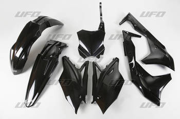 komplet plastików kawasaki kxf 250 '17 kolor czarny (ka224e001)