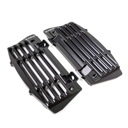 OSŁONY CHŁODNICY (KOMPLET) AIR FORCE GASGAS EC '21-, HUSQVARNA '17-, KTM '17- KOLOR CZARNY (PATRZ OPIS TOWARU)