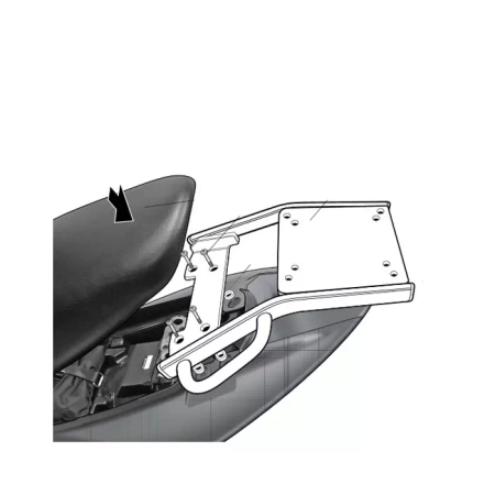Stelaż kufra tylnego Shad do Suzuki Inazuma 250 (13-15)
