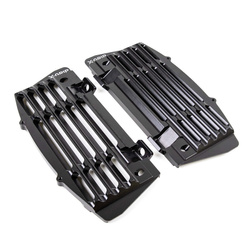 OSŁONY CHŁODNICY (KOMPLET) AIR FORCE GASGAS EC '21-, HUSQVARNA '17-, KTM '17- KOLOR CZARNY (PATRZ OPIS TOWARU)