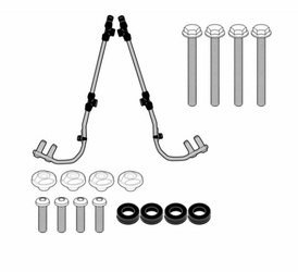 Mocowanie szyby 107ak peugeot belville 125/200 '17-20