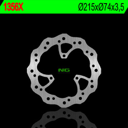 Tarcza hamulcowa przód peugeot speedfight 50 '09-'14 (215x74x3,5) (3x8,5mm) wave