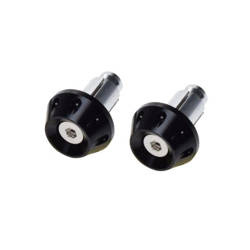 Końcówki kierownicy czarne uniwersalne