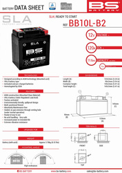 Bs akumulator bb10l-b2 (fa) (yb10l-b2,yb10l-a2) 12v 11ah 136x91x146 bezobsługowy - zalany (160a) (4) - zastępuje 300834