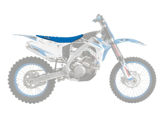 Pokrowiec/poszycie na siedzenie tm 2t '15-'21 zebra kolor niebieski