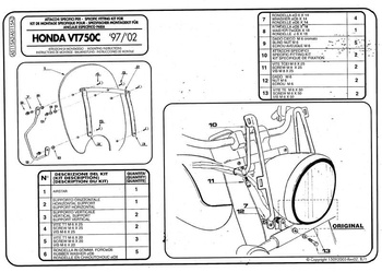 mocowanie szyby honda - wycofany z oferty
