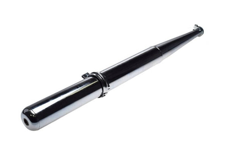 Tłumik chromowany do Simson S51 z obejmą mocującą