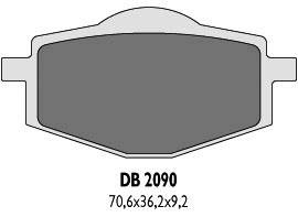 Klocki hamulcowe kh101 tył - zastępują db2090mx-d oraz db2090qd-d