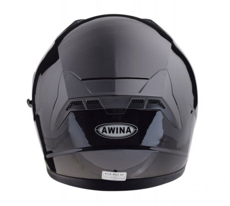 Kask otwarty na skuter quad motocykla czarny