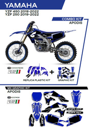 Komplet plastików plukomplet naklejek (oklein) yamaha yzf 250 '19-'22