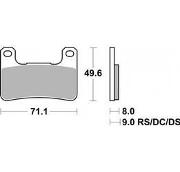 klocki hamulcowe kh379 racing dual sinter kolor złoty pasuje do: suzuki gsx-r / kawasaki z 1000, zx 10r (patrz opis dodatkowy) przód