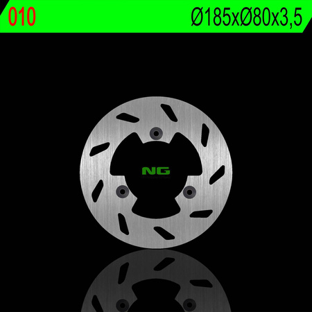 Tarcza hamulcowa tył rieju rj 50 99-03, rieju rr 50 97-04 (185x80x3,5mm) (3x8,5mm)